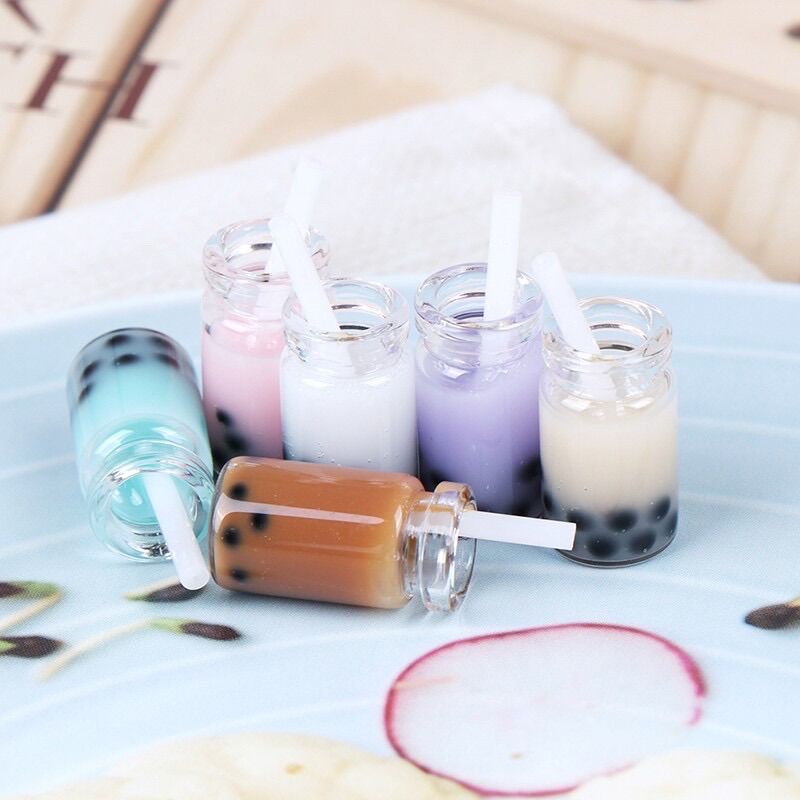 [HCM]Mô hình ly trà sữa trân châu cho nhà búp bê (1 ly thuỷ tinh)