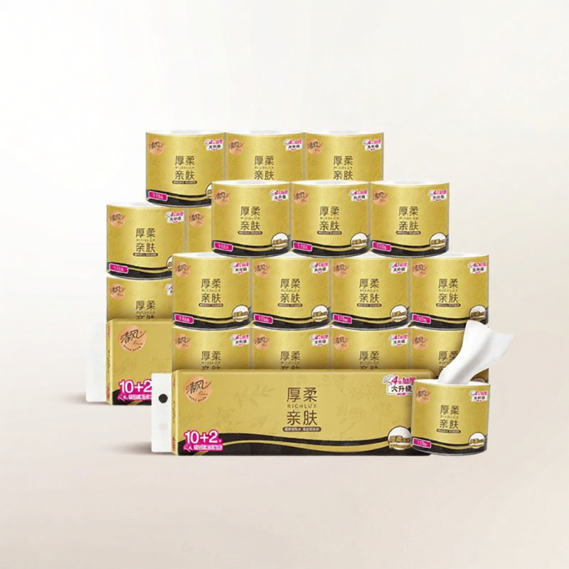 Black Gold Toilet Paper 4 Layers 110g 24 Rolls