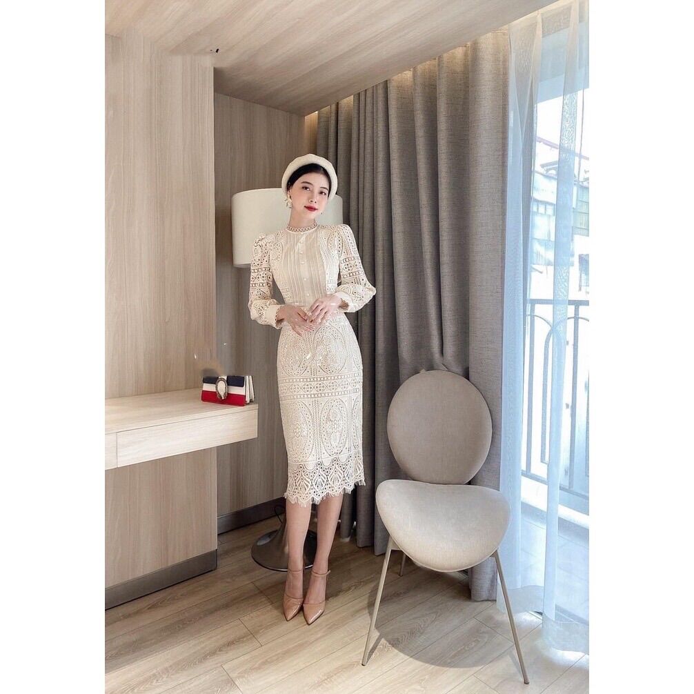 Đầm ren thiết kế