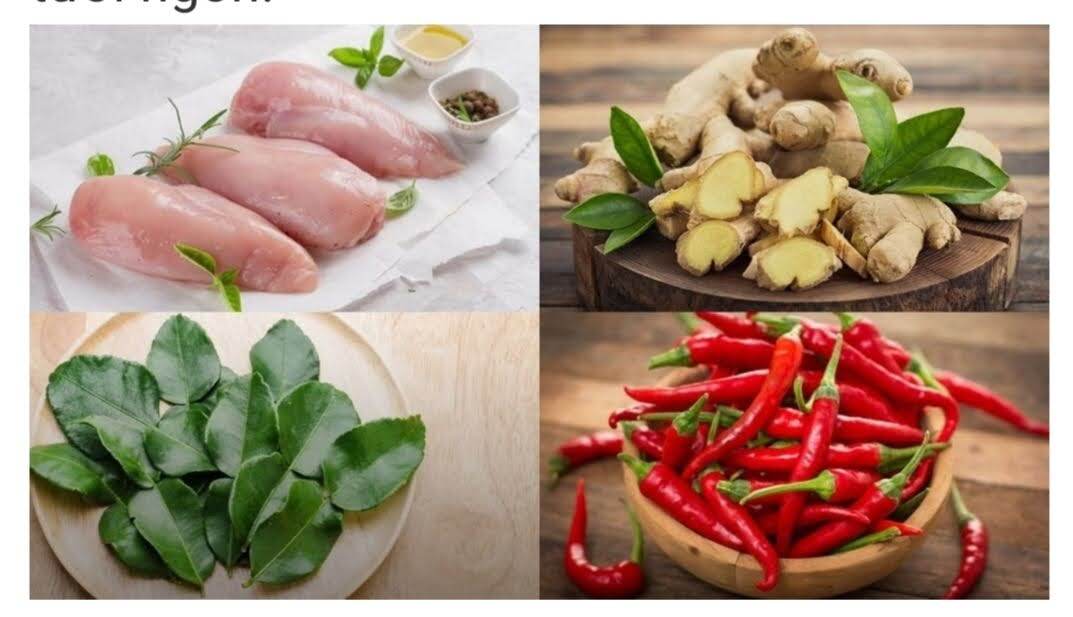 1/2 kg khô gà lá chanh. làm từ gà ta 100%