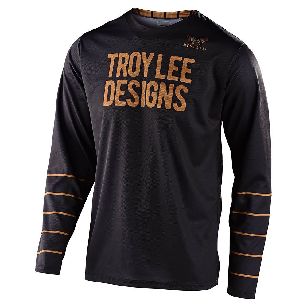 Áo Troyleedesigns PINSTRIPE BLACK / GOLD