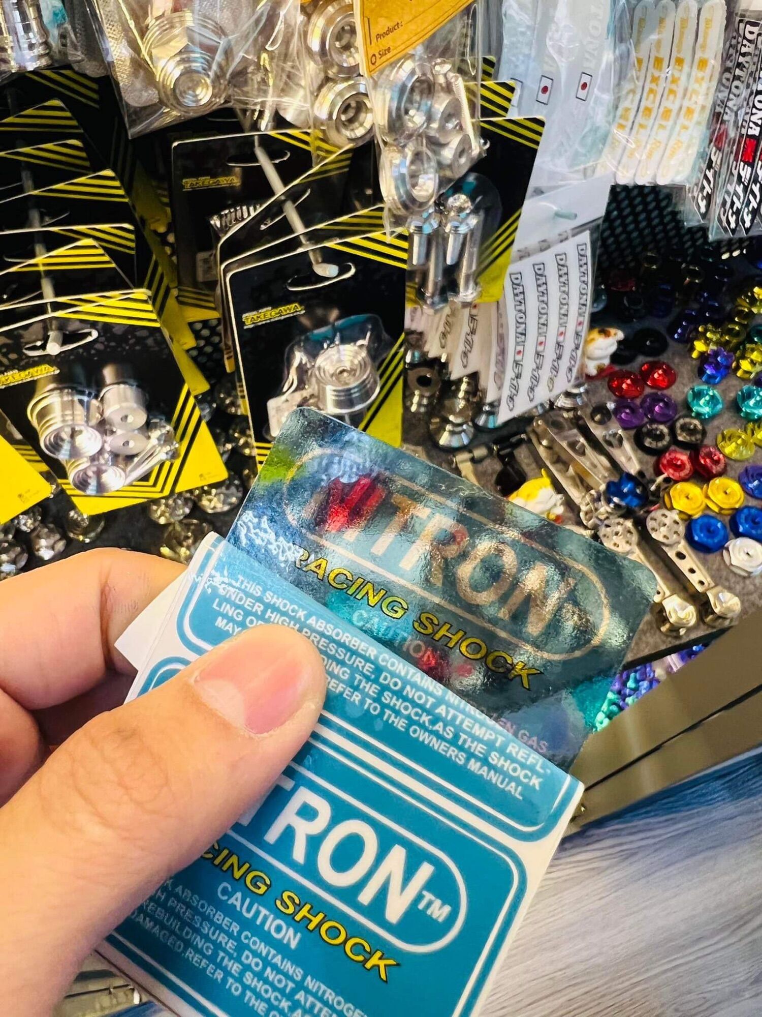 Tem Sticker NITRON trong suốt