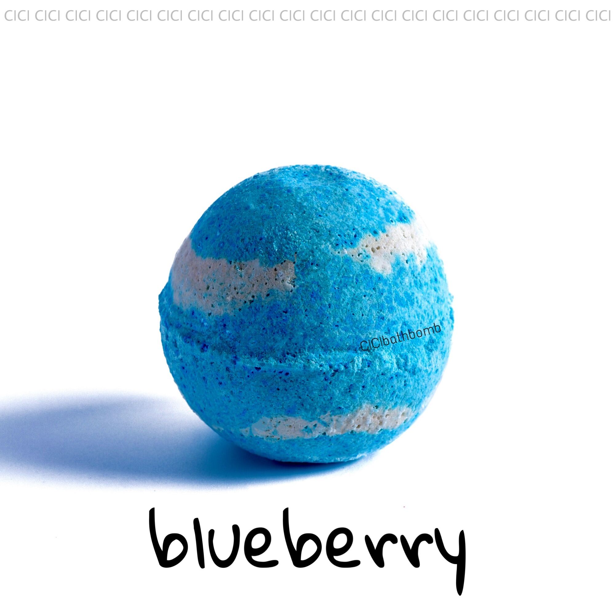 Bom tắm Việt quất - Blueberry Bath Bomb - Viên thả bồn tắm