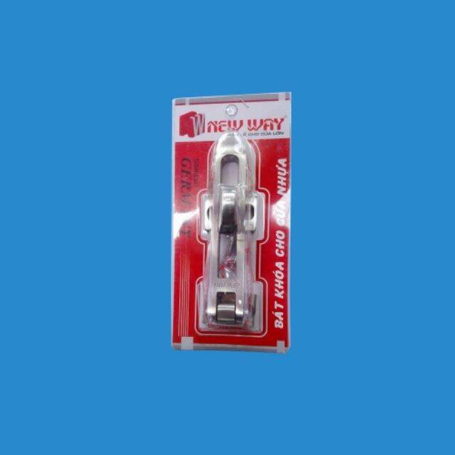 [HCM]PÁT KHÓA  INOX TĂNG CƯỜNG AN TOÀN NEWWAY | MÃ NEW01