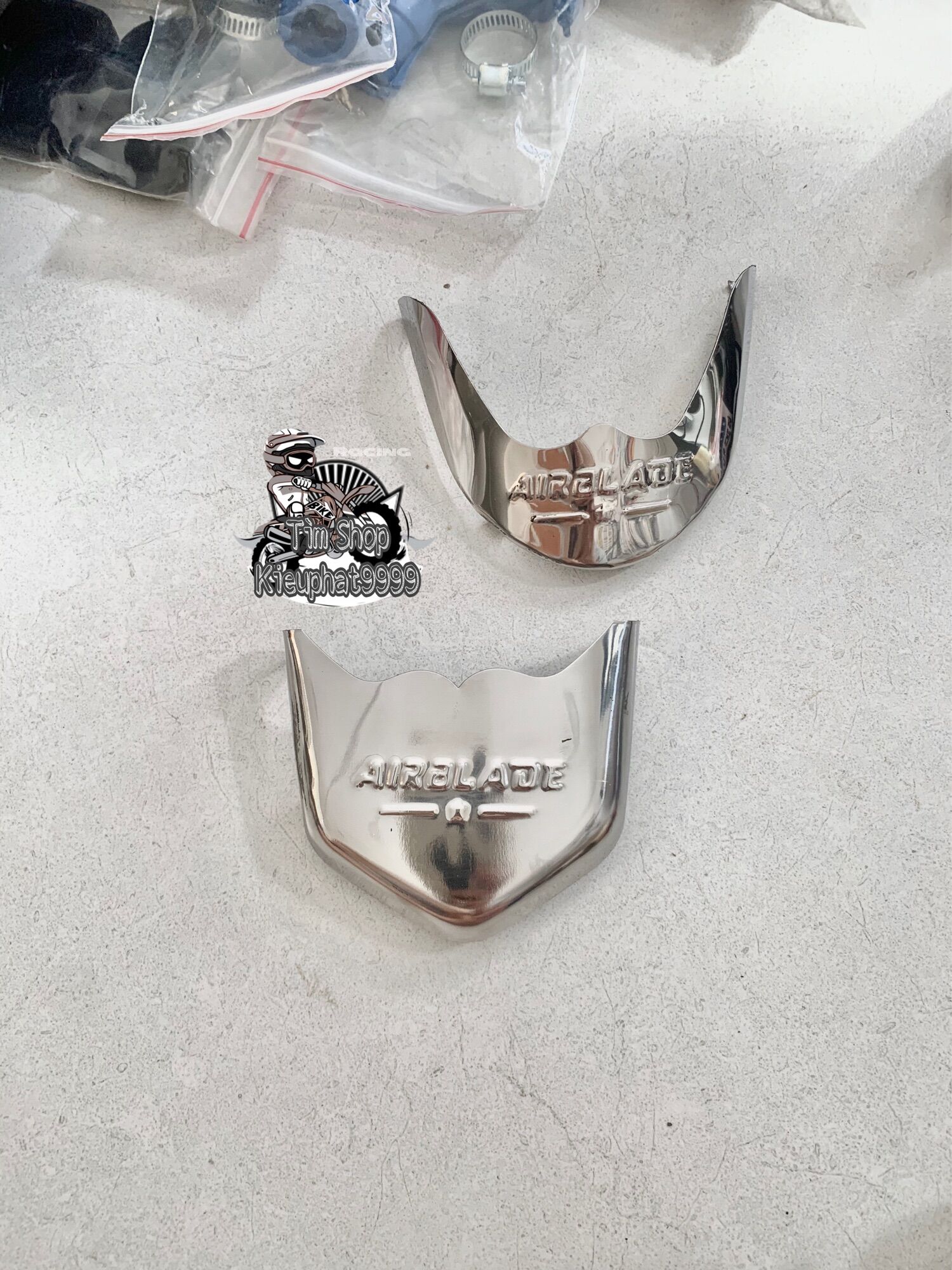 Mỏ dè airblade 2006 đến 2010 inox trước sau