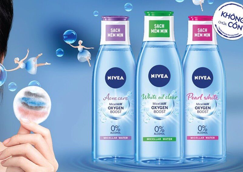 Nước tẩy trang NIVEA sáng da - giúp sạch nhờn