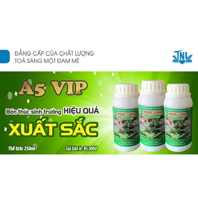 Chế Phẩm Ngọc Linh A5 phân bón thúc đẩy sinh trưởng 250ml
