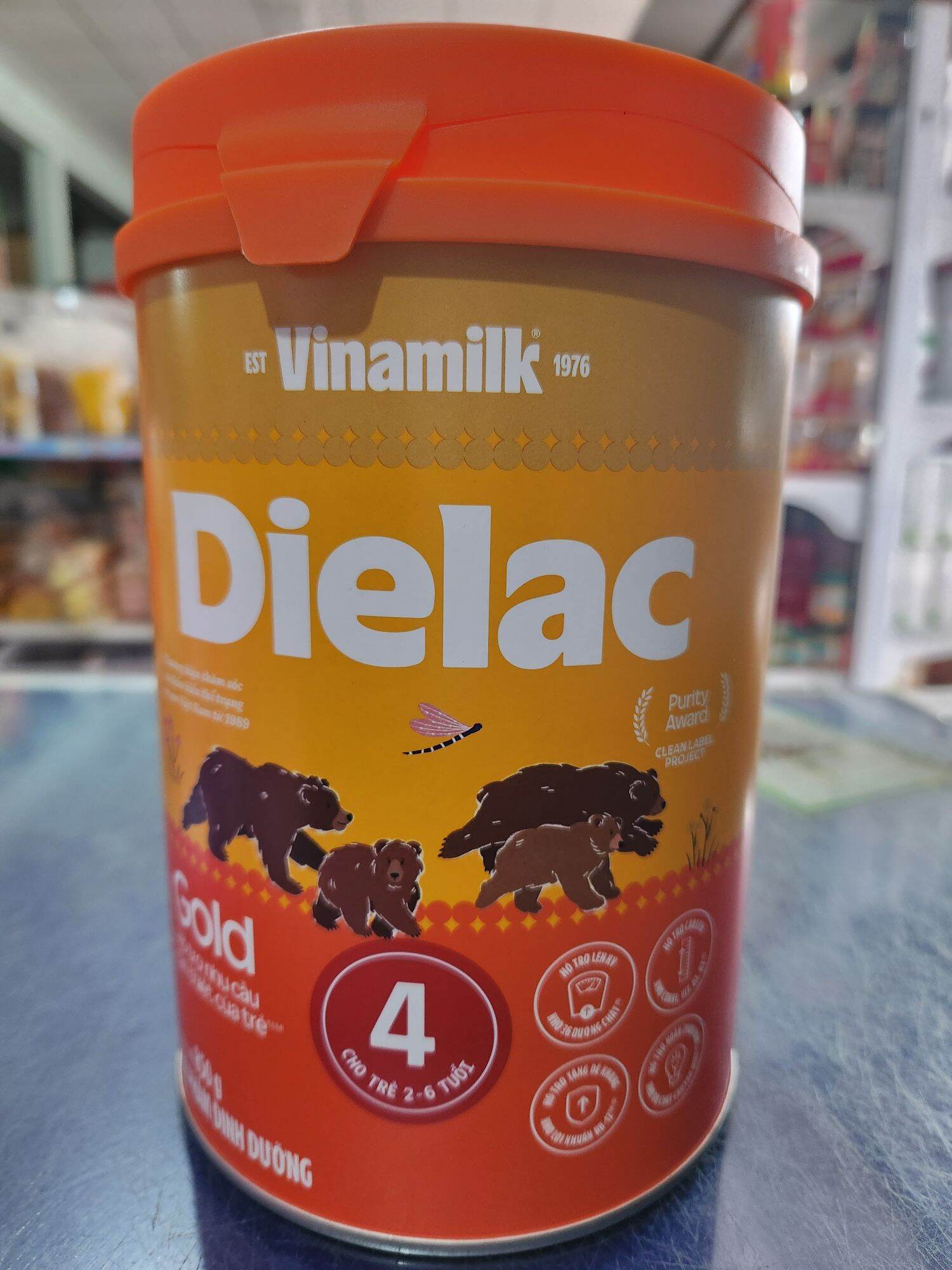 Sữa bột Dielac Alpha gold s.non 4 850g. Cho trẻ 2 - 6 tuổi. Hàng chính hãng.