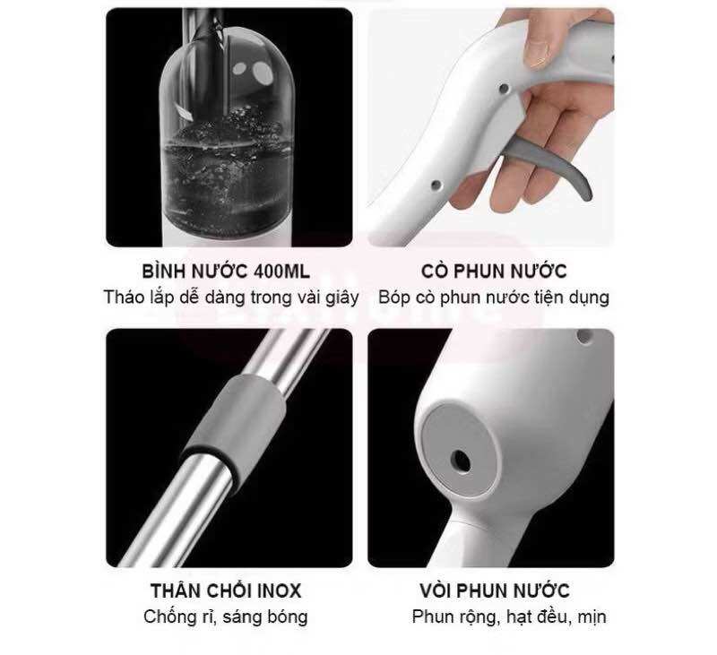 Cây Lau Nhà Phun Sương Lau Sàn Làm Sạch - Dòng Sản Phẩm Chất Lượng Cao