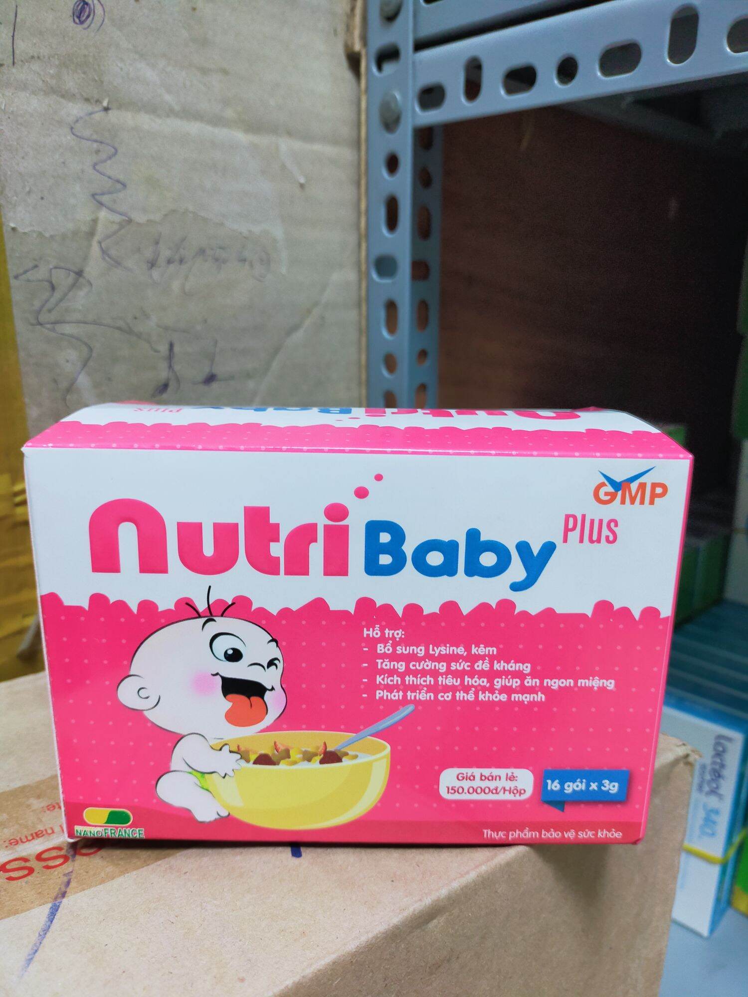 Cốm vi sinh NutriBaby plus giúp con thoát khỏi ho, sổ mũi nhanh chóng