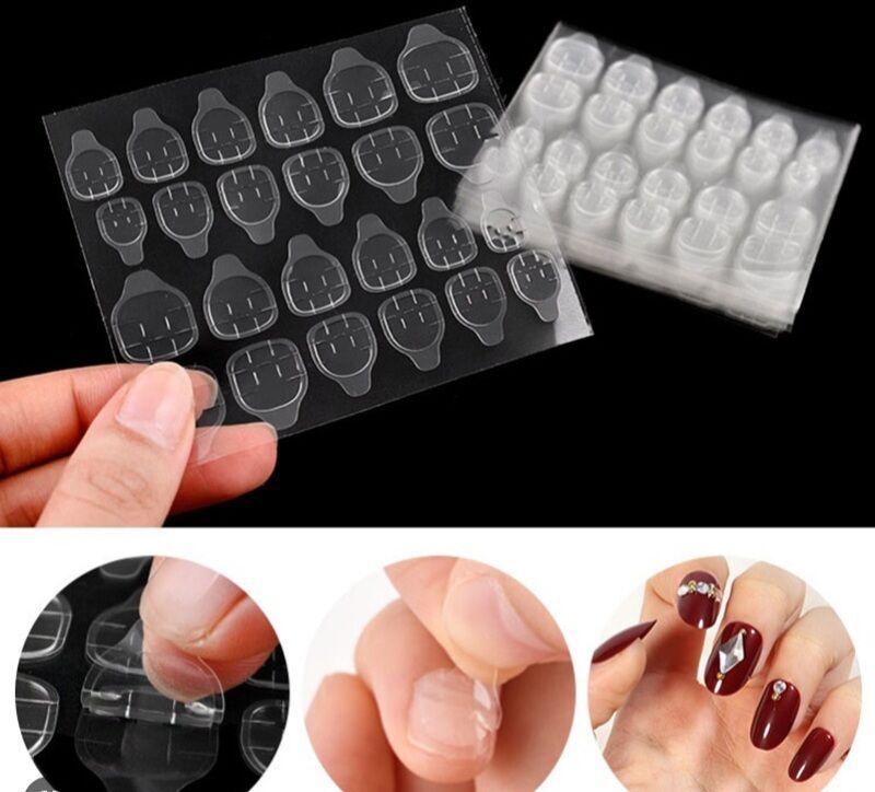 Miếng dán móng giả tiện lợi, miếng dán nail box 24 móng