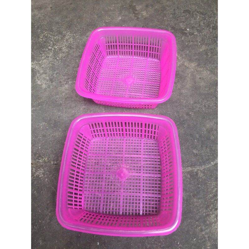 set 10 rổ nhỏ vuông đựng rau sống