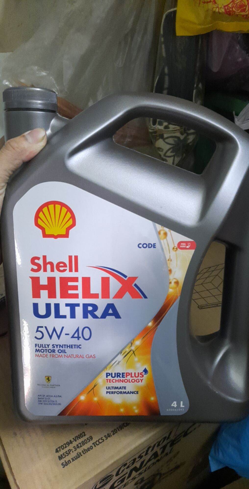 Nhớt động cơ shell Helix ultra 5w40 4L 🇭🇰🇭🇰🇭🇰