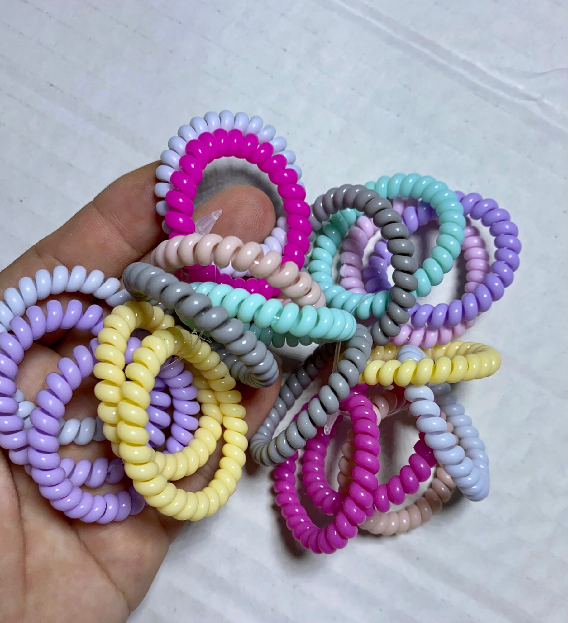 🍓Combo 5 Sợi dây Cột Tóc LÒ XO co giãn