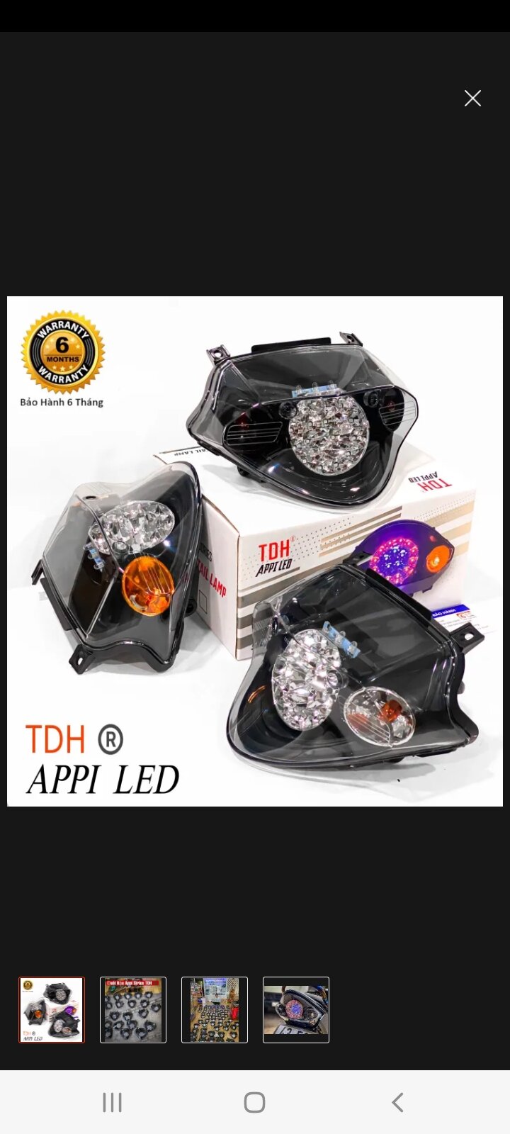 Đèn hậu cho sirius 110 và 50cc gắn như zin bảo hành 6 tháng
