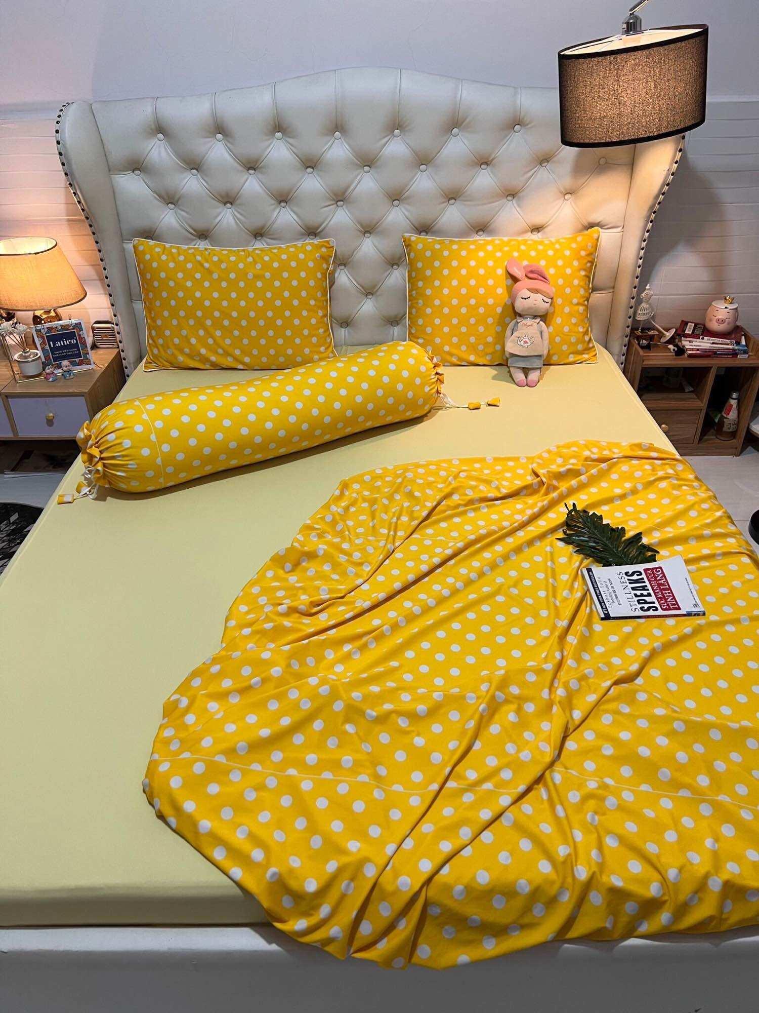 Bộ Chăn drap áo gối THUN SIÊU LẠNH THÁI LATICO