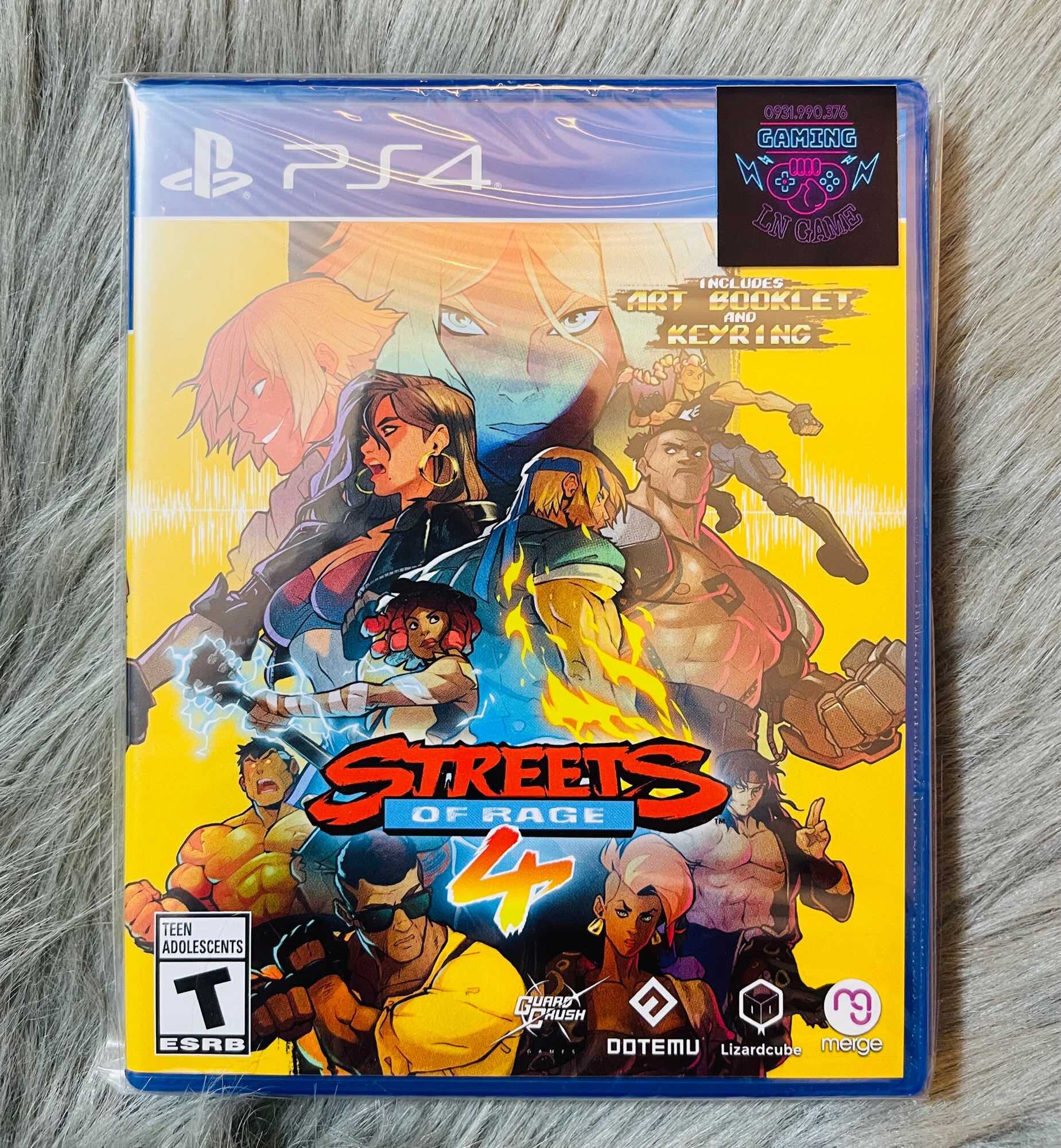 Đĩa game ps4 : street of rage 4