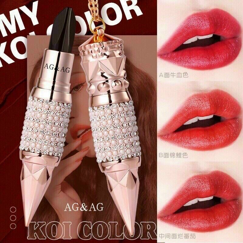 Son thỏi 3 màu AG&AG siêu mịn siêu lì