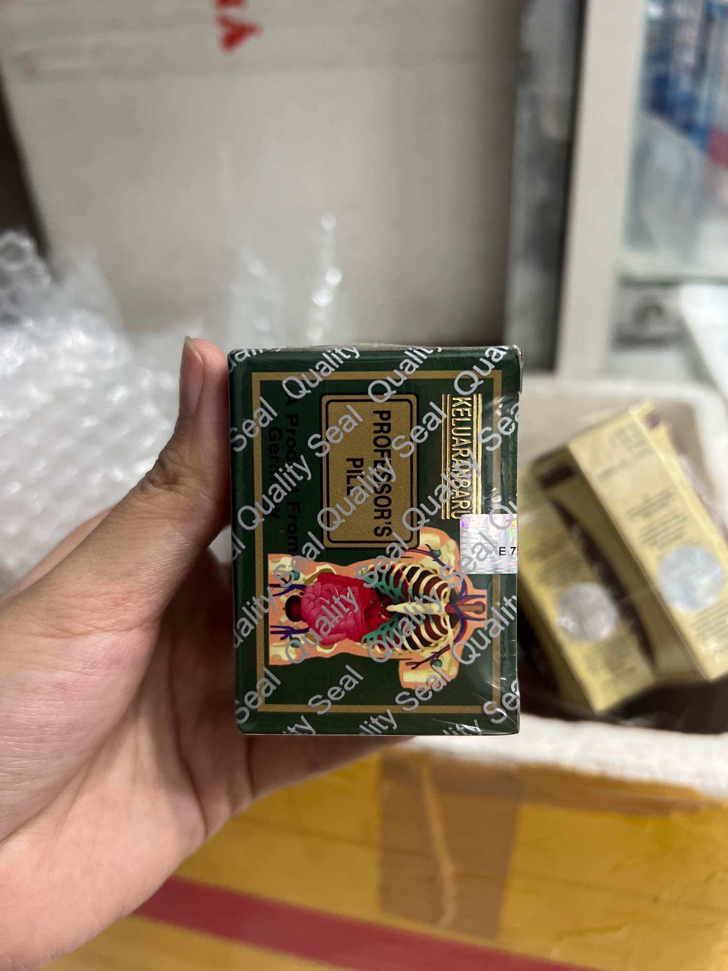   CHÍNH HÃNG    Viên Uống Xương Khớp Xanh professor's pill keluaran Tem dài cam kết hàng chính hãng Malaysia 