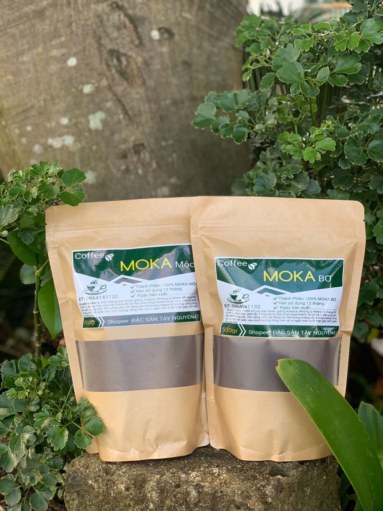 500g-Cà phê Moka+culi+robusta