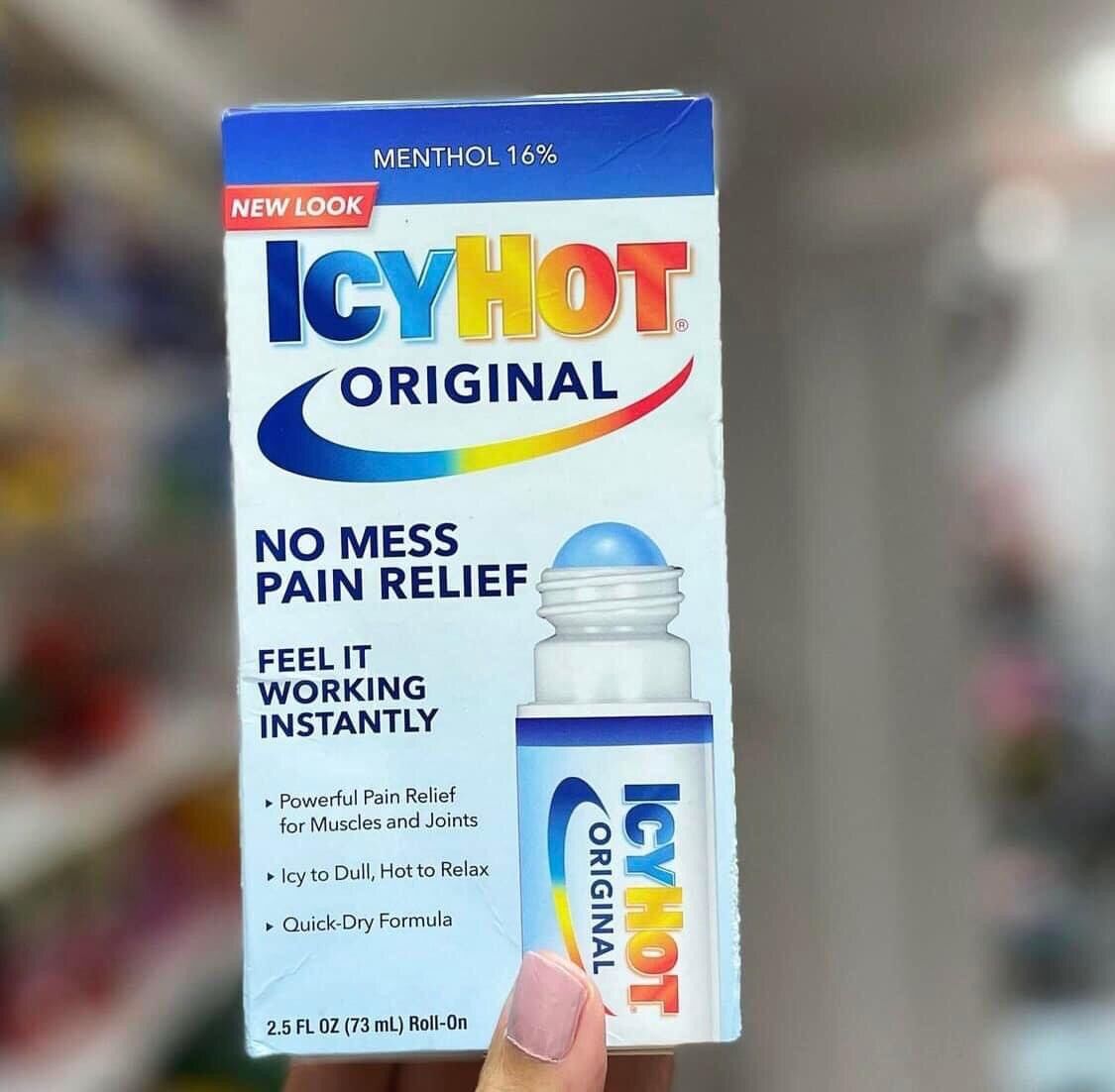 Dầu nóng dạng lăn icy hot original của mỹ 73ml