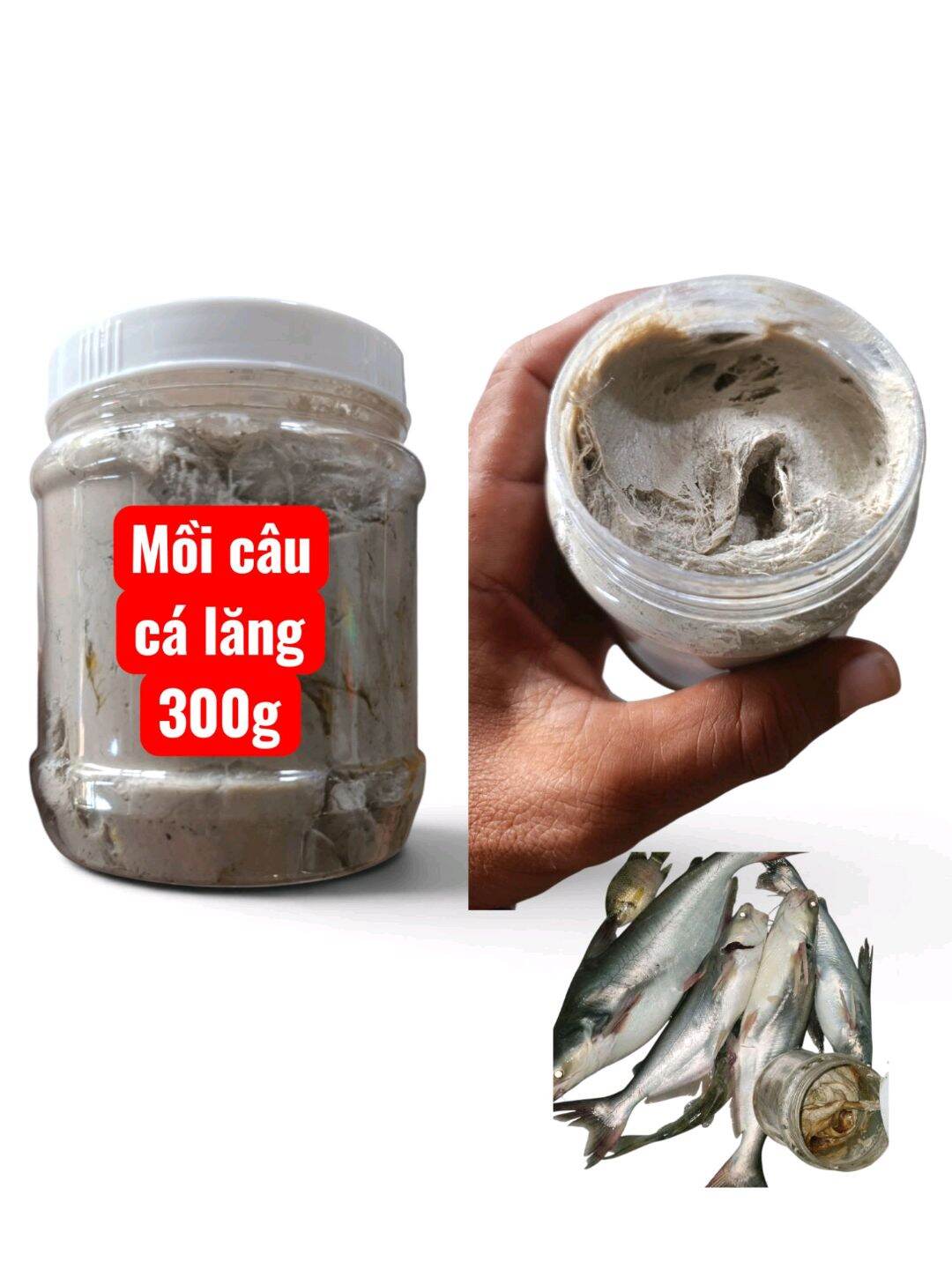 Mồi câu cá lăng da trơn 300g - Trọng lượng 300g - Dùng cho câu cá lăng da trơn