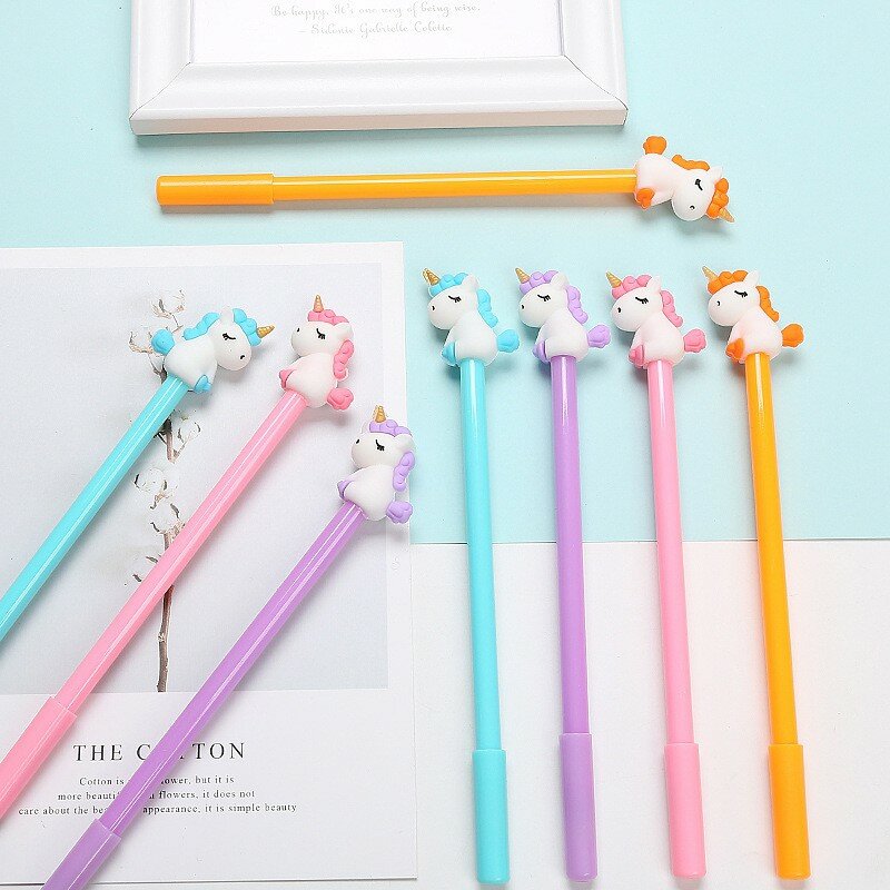 Bút mực gel hình bé Unicorn mập