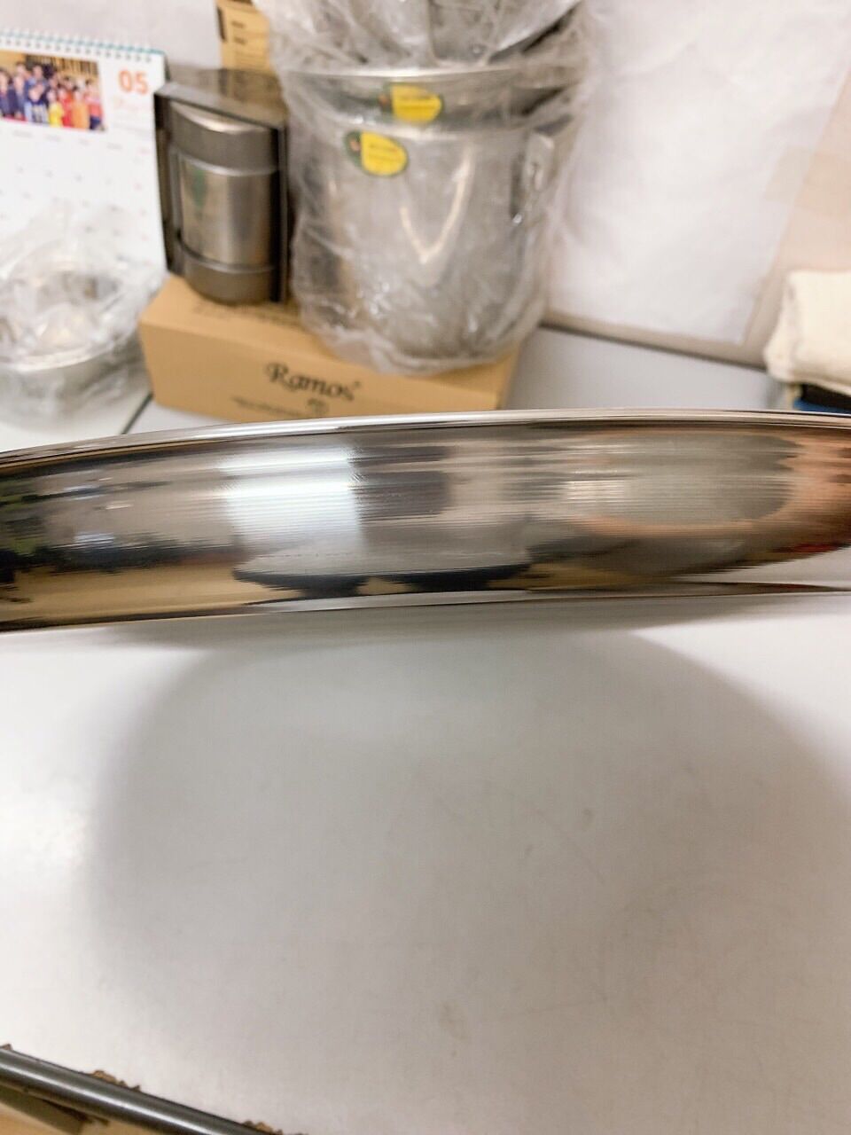 Mâm Tròn inox Việtcook Sezi ( 32, 36, 40, 46, 52cm)