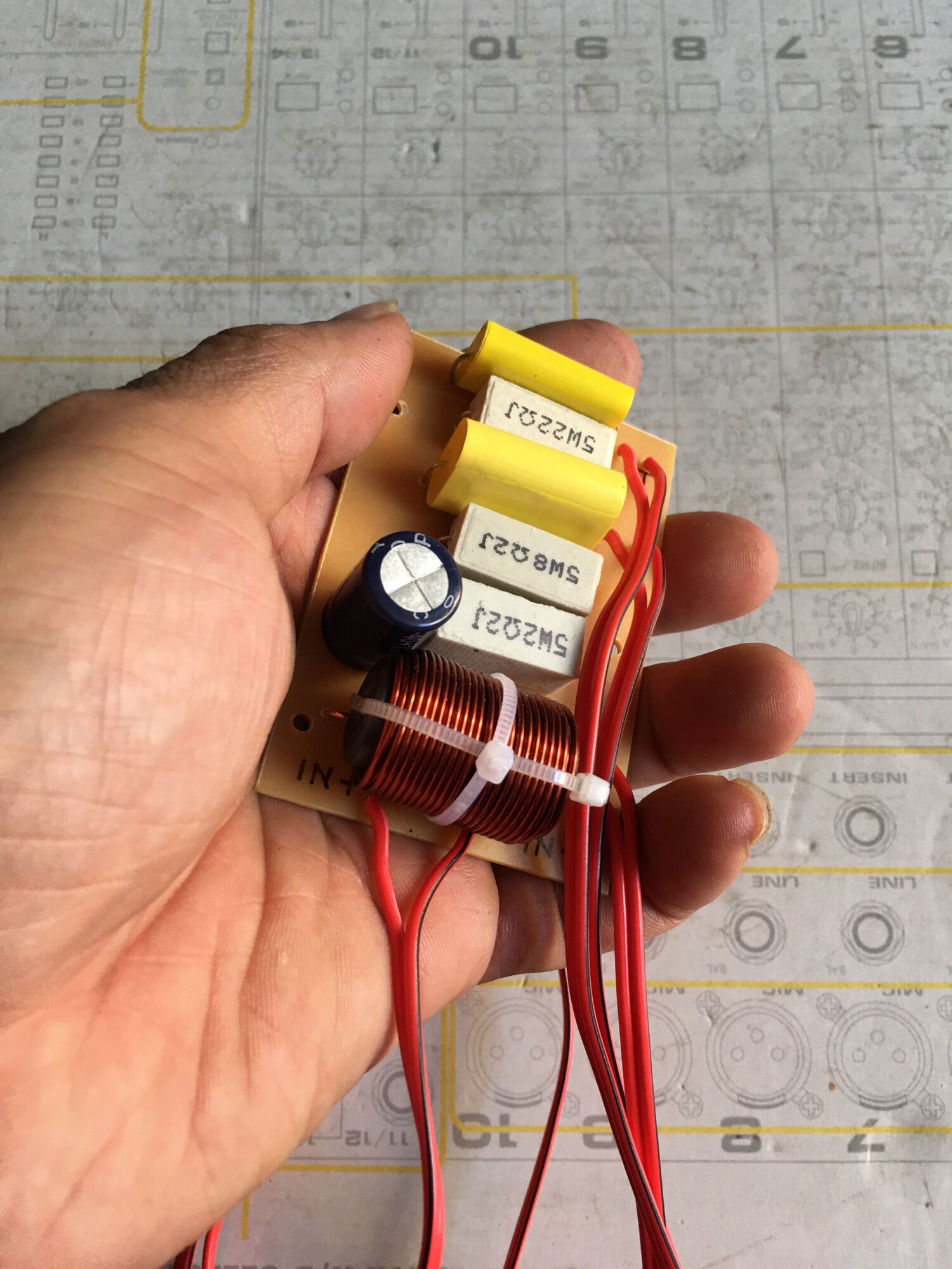 Bộ 2 mạch phân tần 3way(bas+trep+trep) cho loa vừa và nhỏ