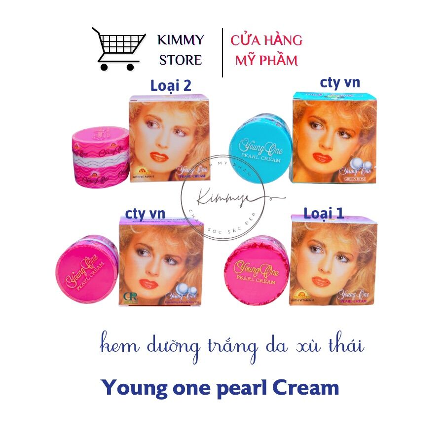 Lẻ hộp kem trắng da xù young one - pop - mena - meone - dnow