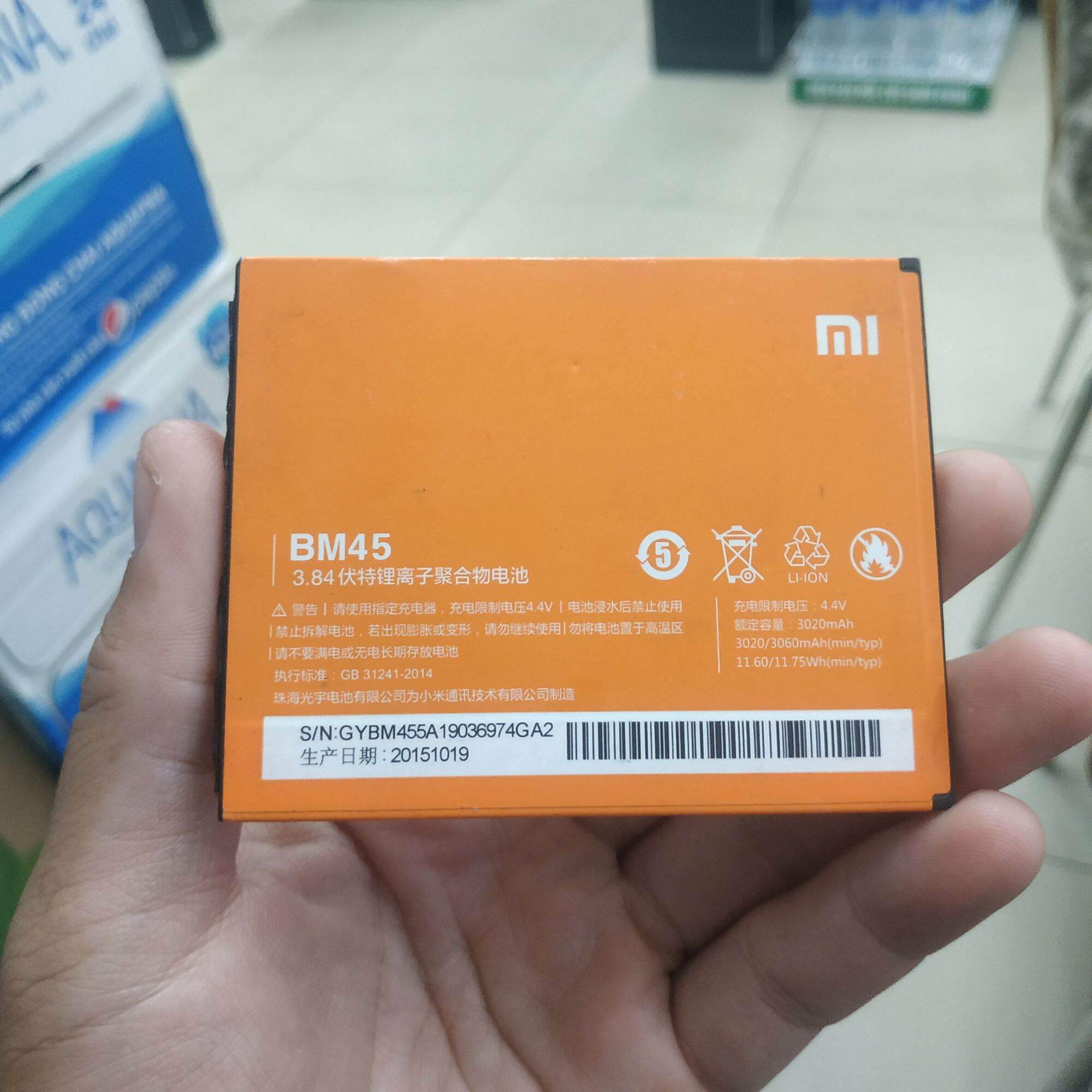Pin Battery Xiaomi BM45 - 3020 / 3060 mAh (Xiaomi Redmi Note 2)