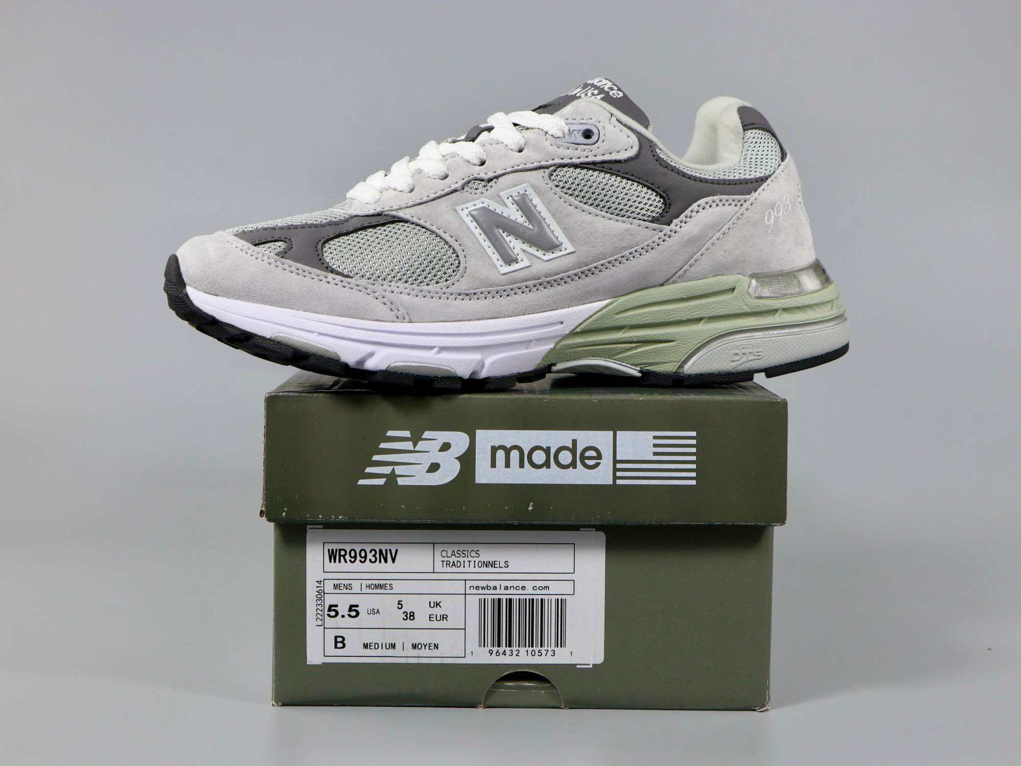 Cá tính, Năng động hơn với giày thể thao Sneaker New Balance 993 Tặng kèm tất