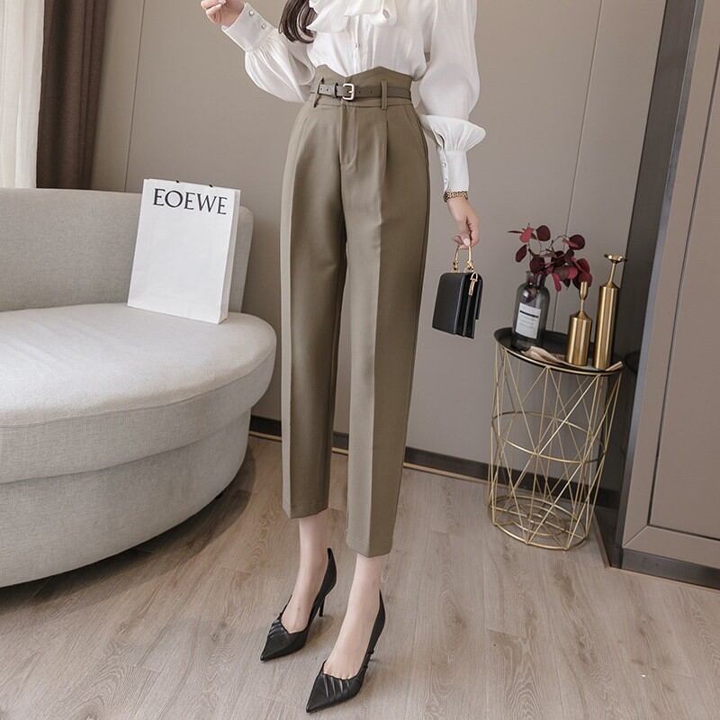 Quần Tây Nữ Cạp Cao Chữ V