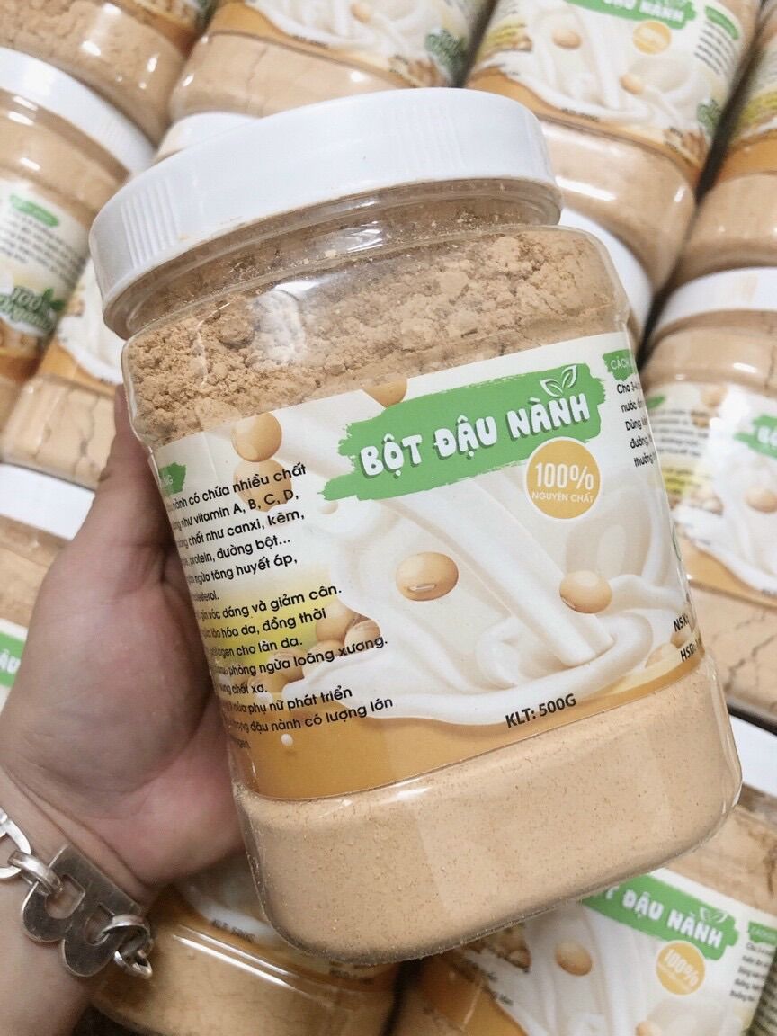Bột Đậu Nành Rang siêu thơm ngon hộp 500g