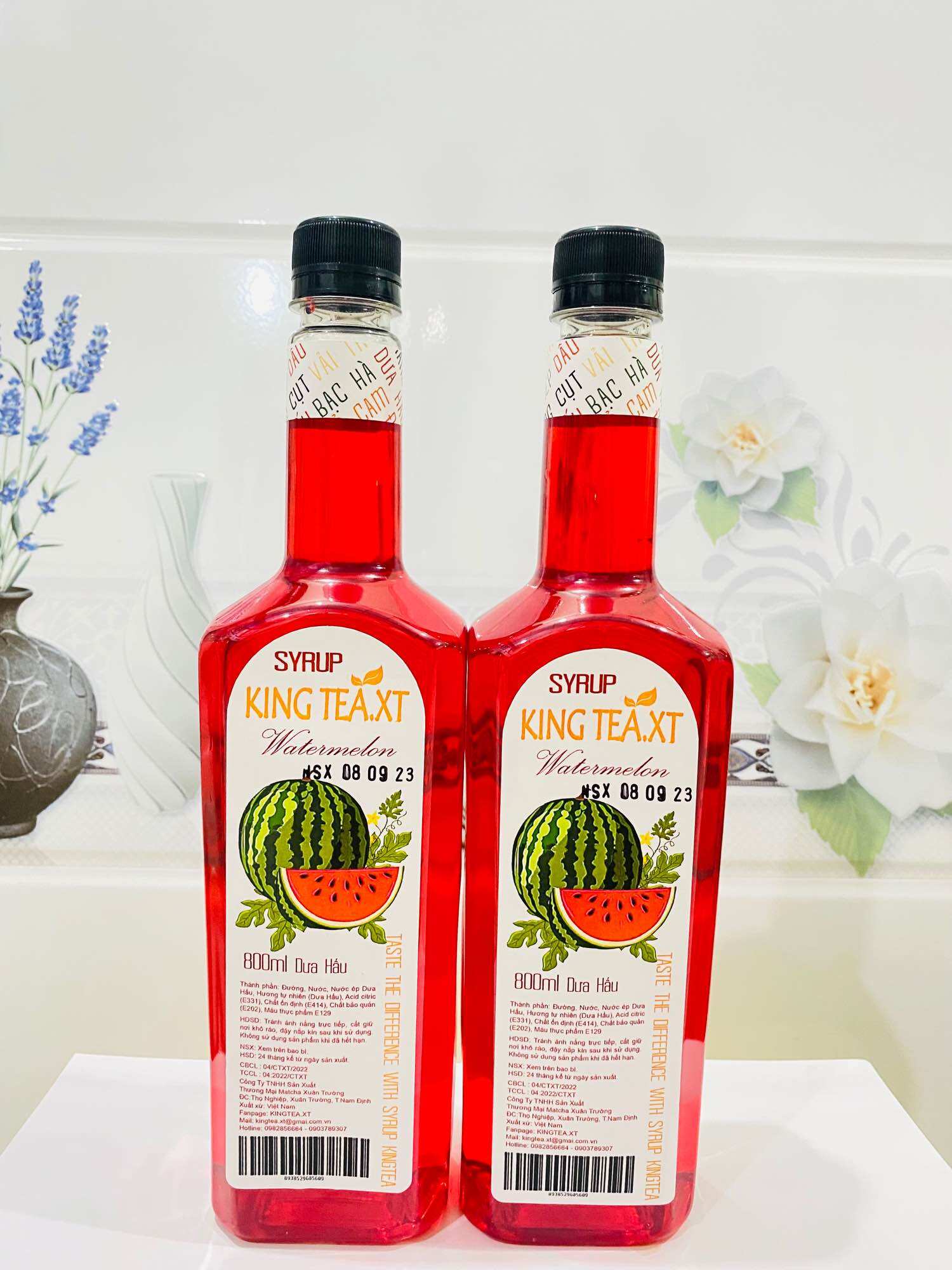 Siro dưa hấu kingtea.xt- chai 800ml