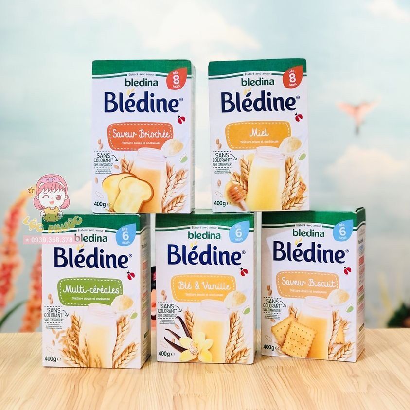 Bột Lắc Sữa Bledina- Bột Bledine 400gam - bột sữa đêm, hàng Pháp