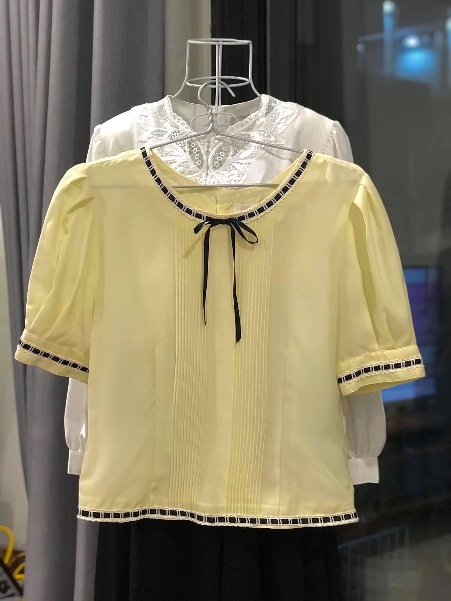 Áo sơ mi vintage dáng Âu