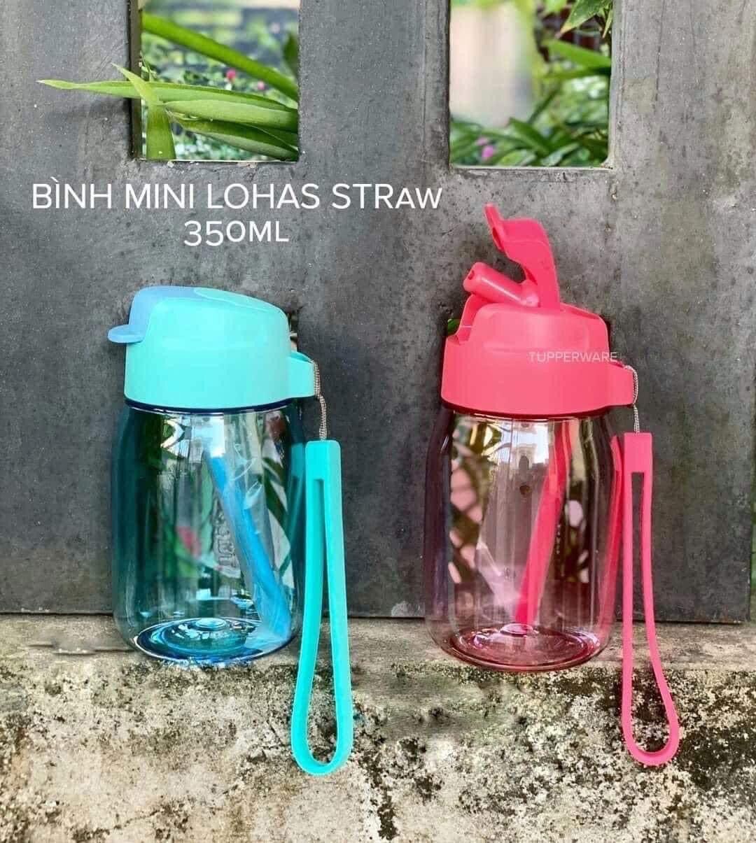 Bình nước minilohas ống hút Tup