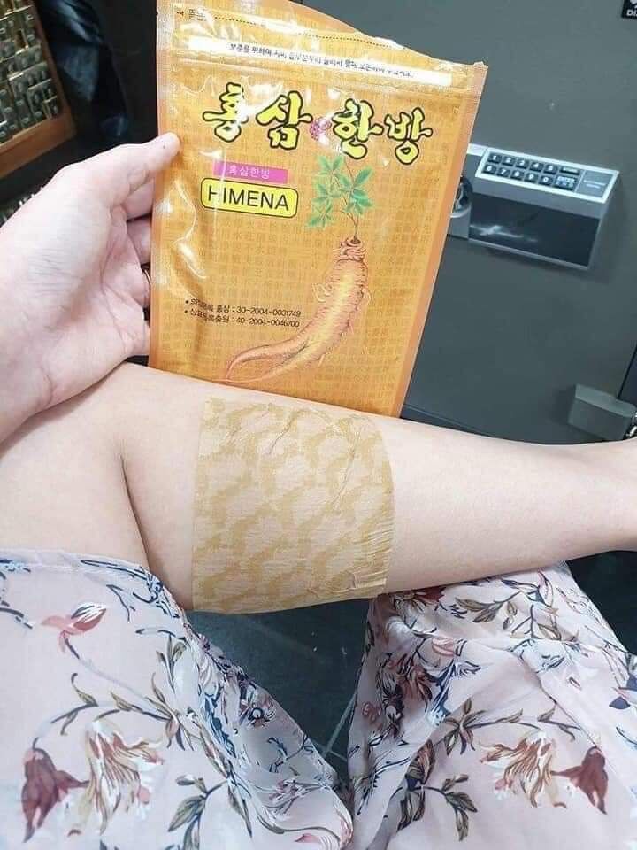 cao dán hồng sâm hàn quốc