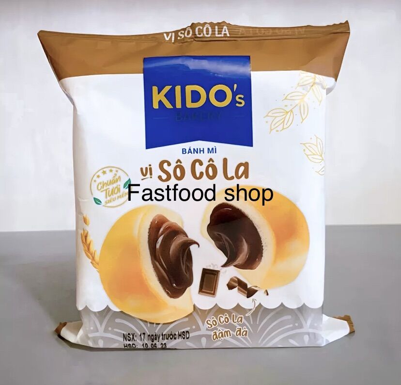 COMBO 5 CÁI BÁNH MÌ TƯƠI KIDO’s VỊ SOCOLA