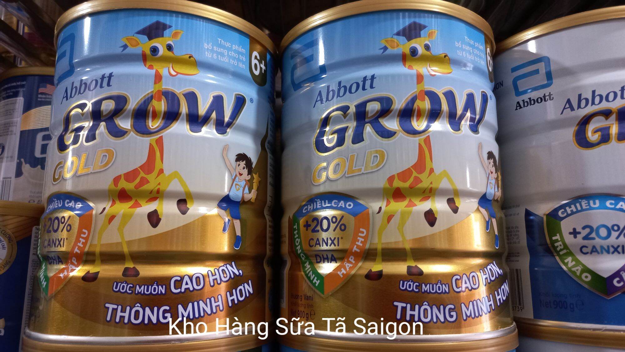 Sữa abbott grow gold 6+ , lon 900g , date t06 2024