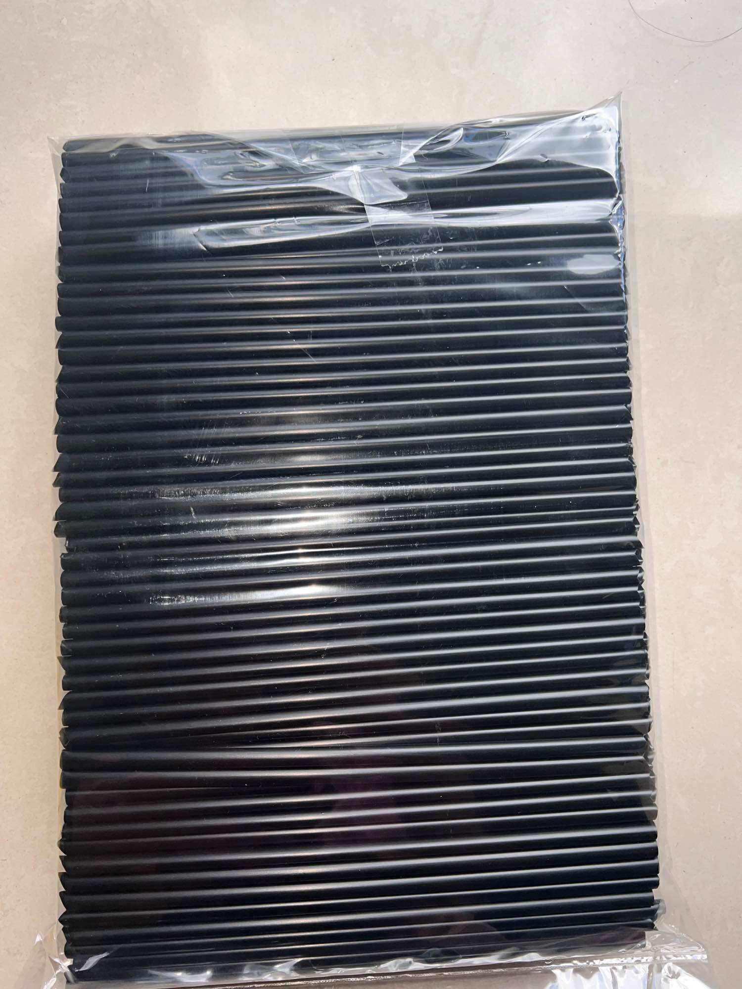 Ống hút đen phi 6 - 500gr/bịch