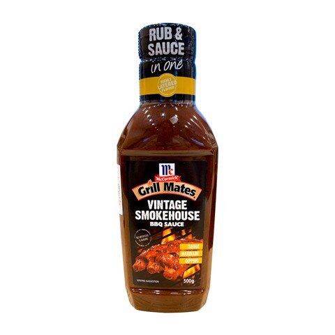 Sốt ướp bbq vị khói vintage smokehouse bbq sauce - hiệu mccormick 500g