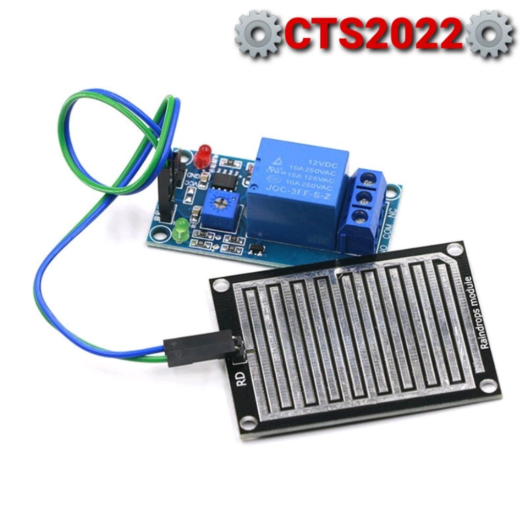 Bộ cảm biến mưa kèm ngõ ra relay 12V