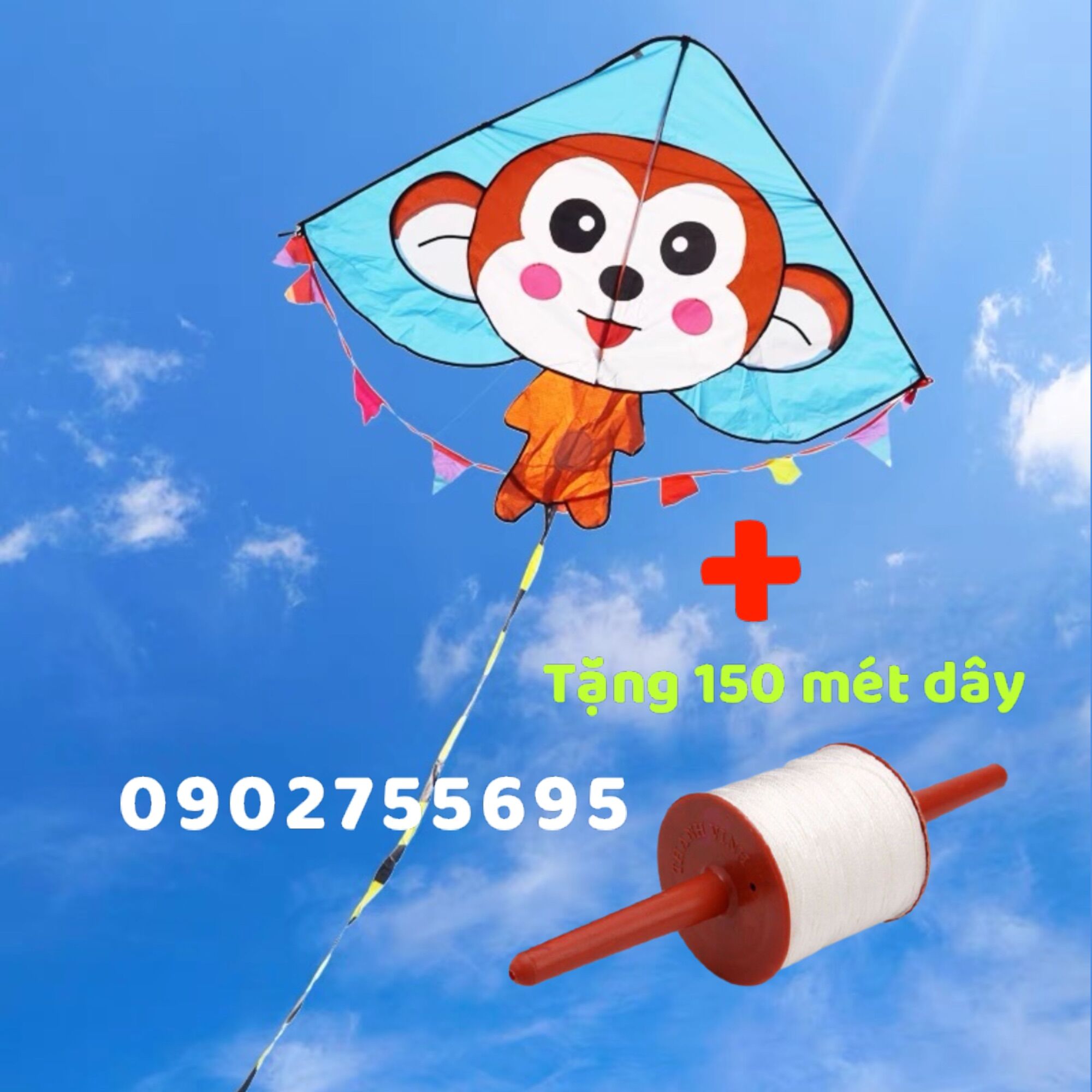 [HCM]{MUA 1 ĐƯỢC 2} DIỀU KHỈ - TẶNG TAY CẦM THẢ DIỀU CÓ TAY CẦM 150 MÉT DÂY + TÚI VẢI ĐỰNG DIỀU NHÀ MAY - diều độc lạ diều giá rẻ diều 3d diều khổng lồ