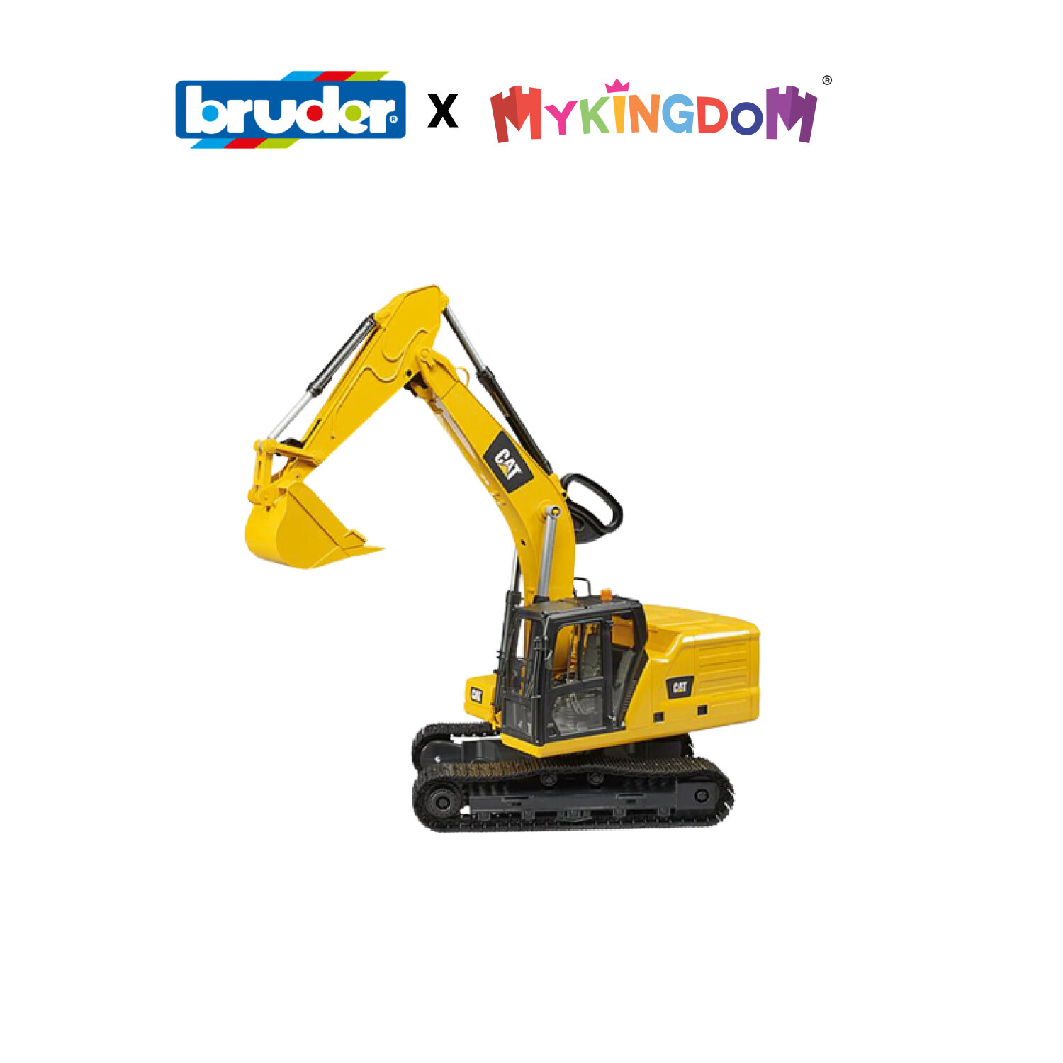 Đồ Chơi BRUDER Mô Hình Theo Tỷ Lệ Thu Nhỏ 1:16 Xe Xúc Cat Bánh Xích BRU02483