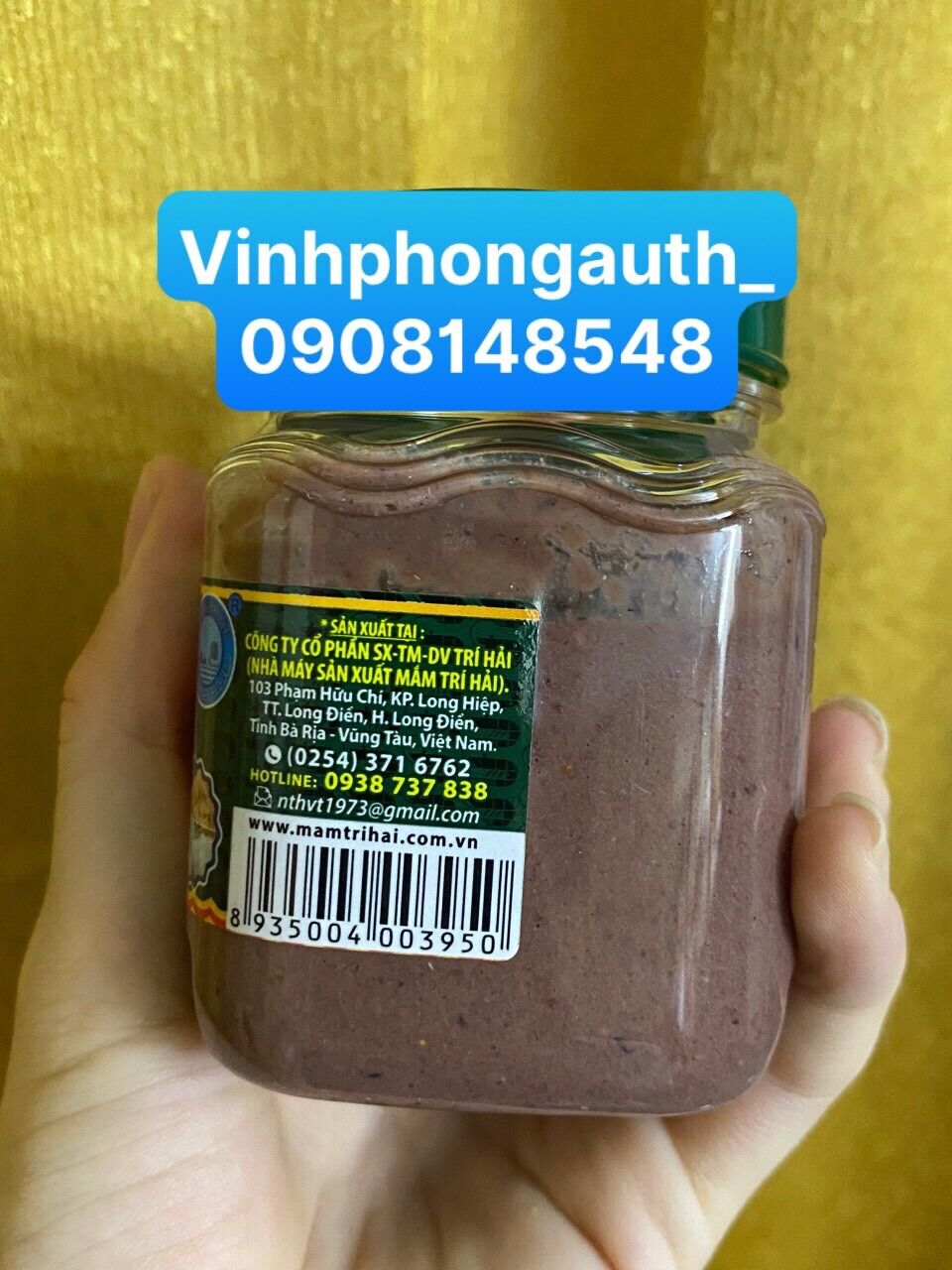 Mắm ruốc Trí Hải có gia vị cao cấp 160gr