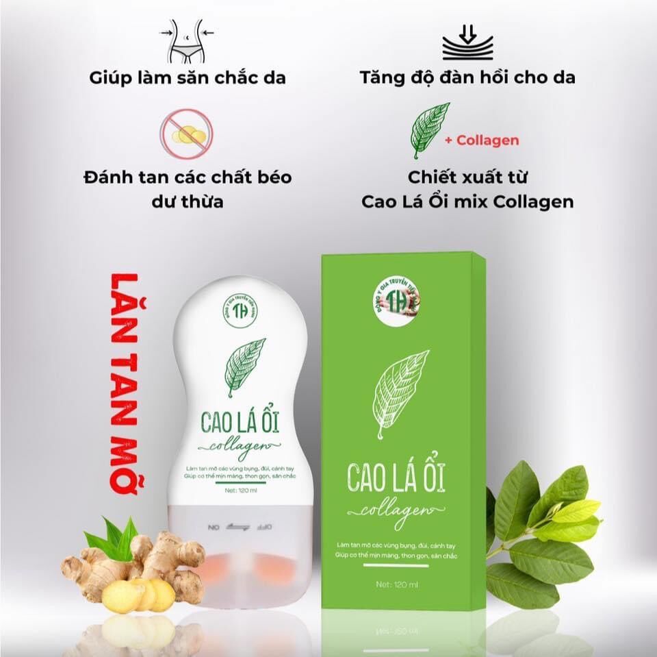 Lăn tan mỡ cao lá ổi Tiến Hạnh