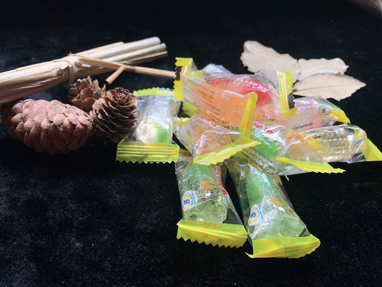 Kẹo bắp dẻo mix có nhân 500gr ( sẵn )