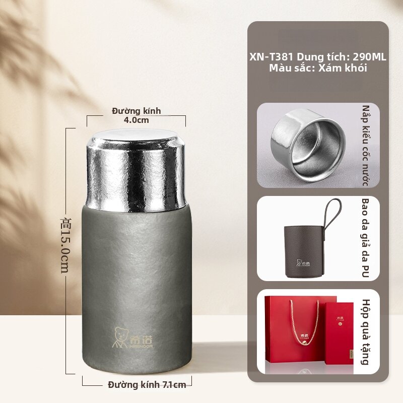 Pure Titanium High-End Thermal Cup - 8